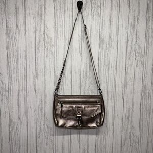 Women’s The Sak Ventura Metallic Gold Handbag EUC